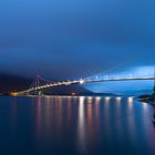 der Weg nach Kristiansund zur blauen Stunde