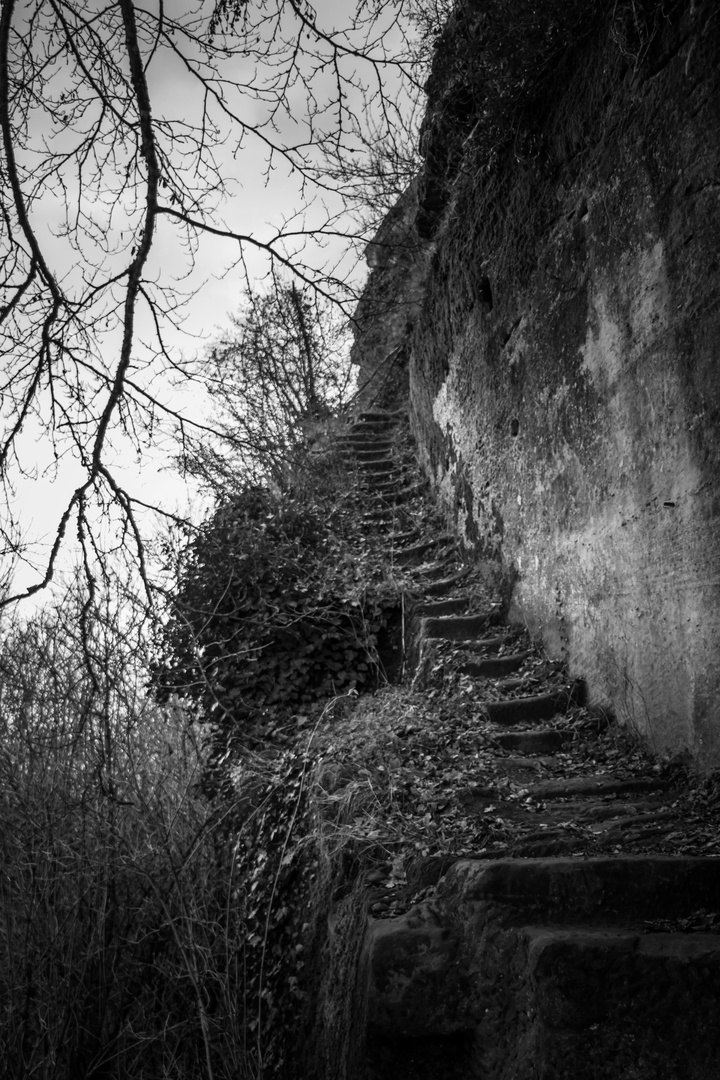 Der Weg nach oben ist steinig