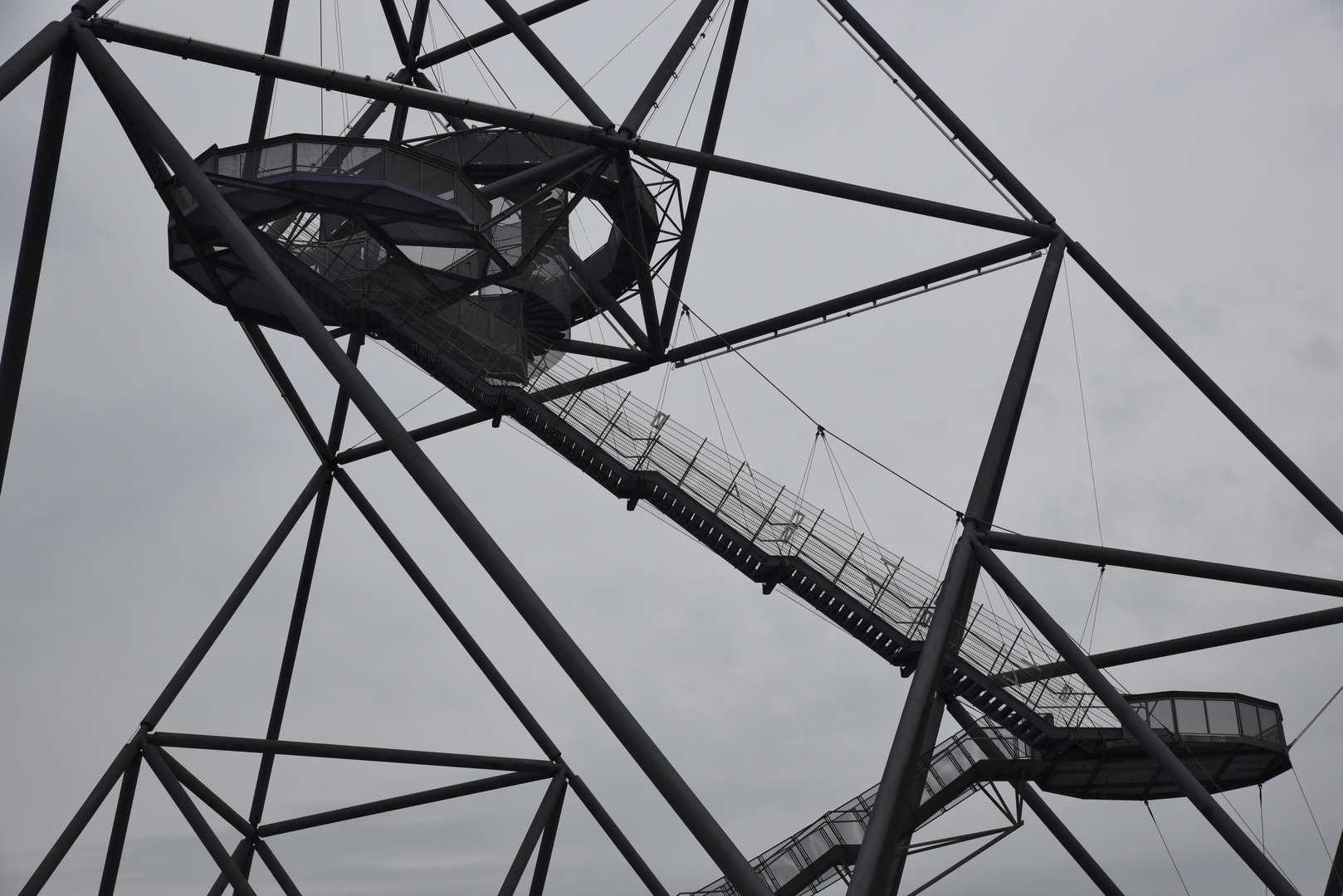 Der Weg nach oben - Tetraeder Bottrop