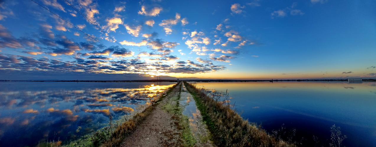 Der Weg über die Wolken...