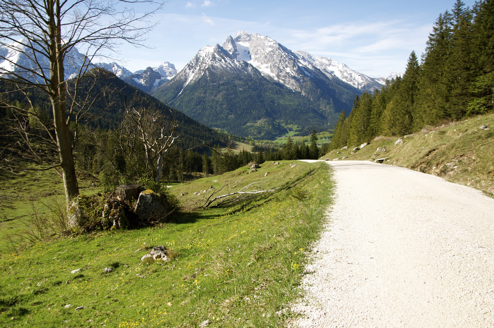 Der Weg um Berg