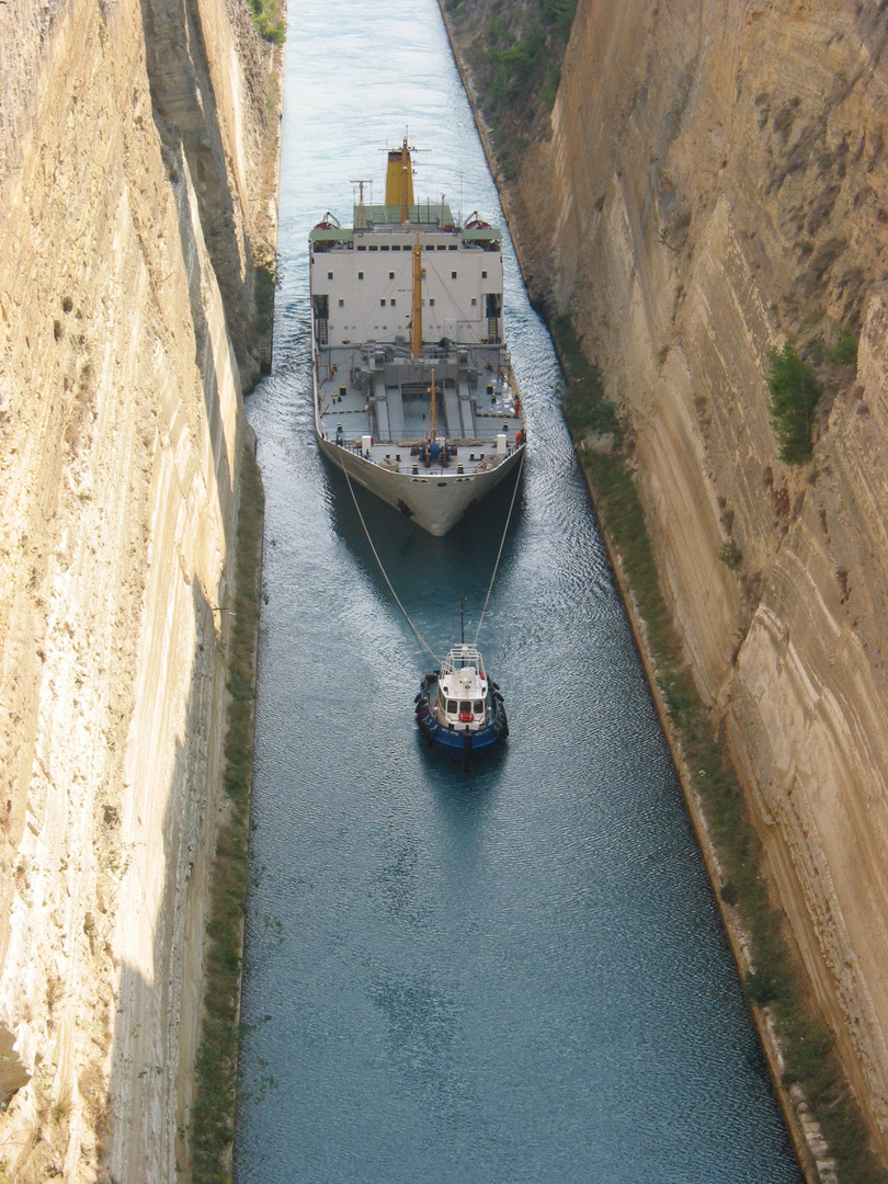 Der Weg vom Peloponnes nach Athen