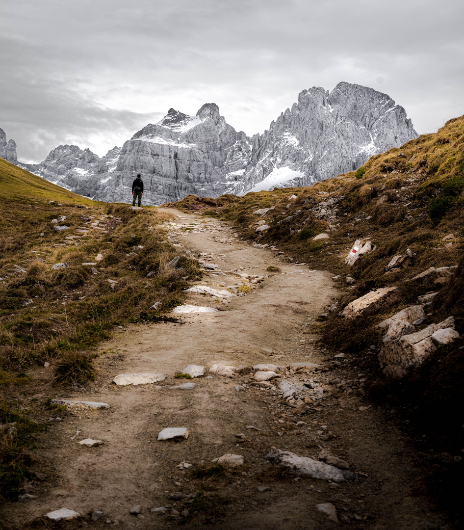 Der Weg zum Berg