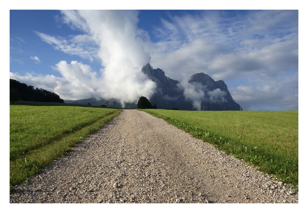 Der Weg zum Berg