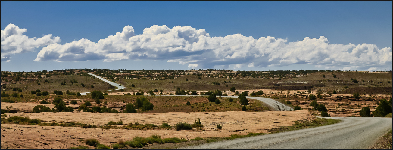 Der Weg zum Canyon de Chelly