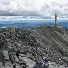 Der Weg zum Gipfel des Gaustatoppen (Rückblickend)