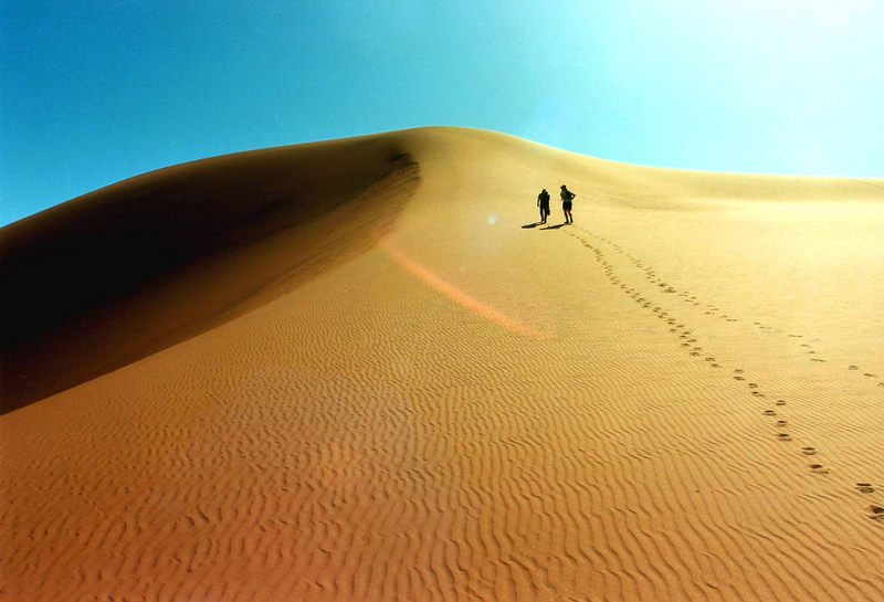 Der Weg zum Grat- Namibia