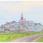 Der Weg zum Kloster Andechs