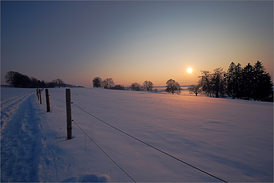 Der Weg zum letzten Licht im Ayinger Land