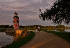 Der Weg zum Leuchtturm Moritzburg