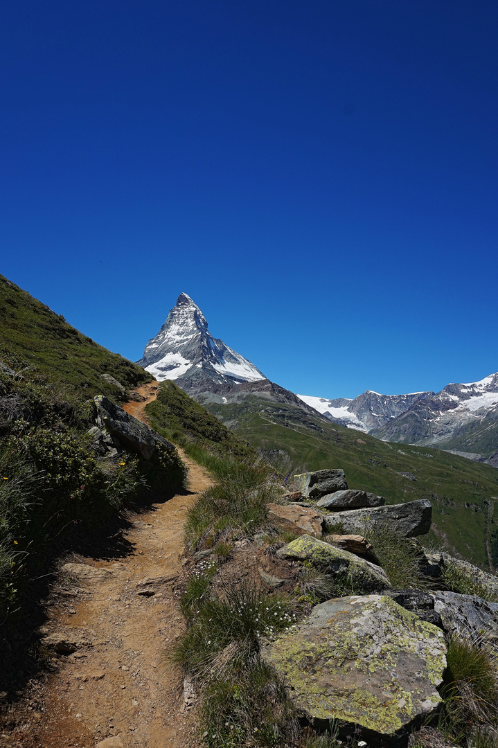 Der Weg zum Matterhorn