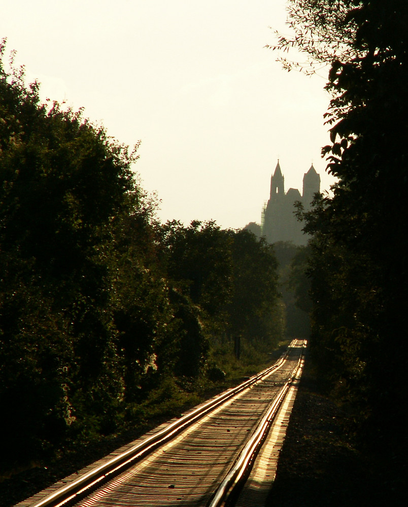 Der Weg zum Münster . . .