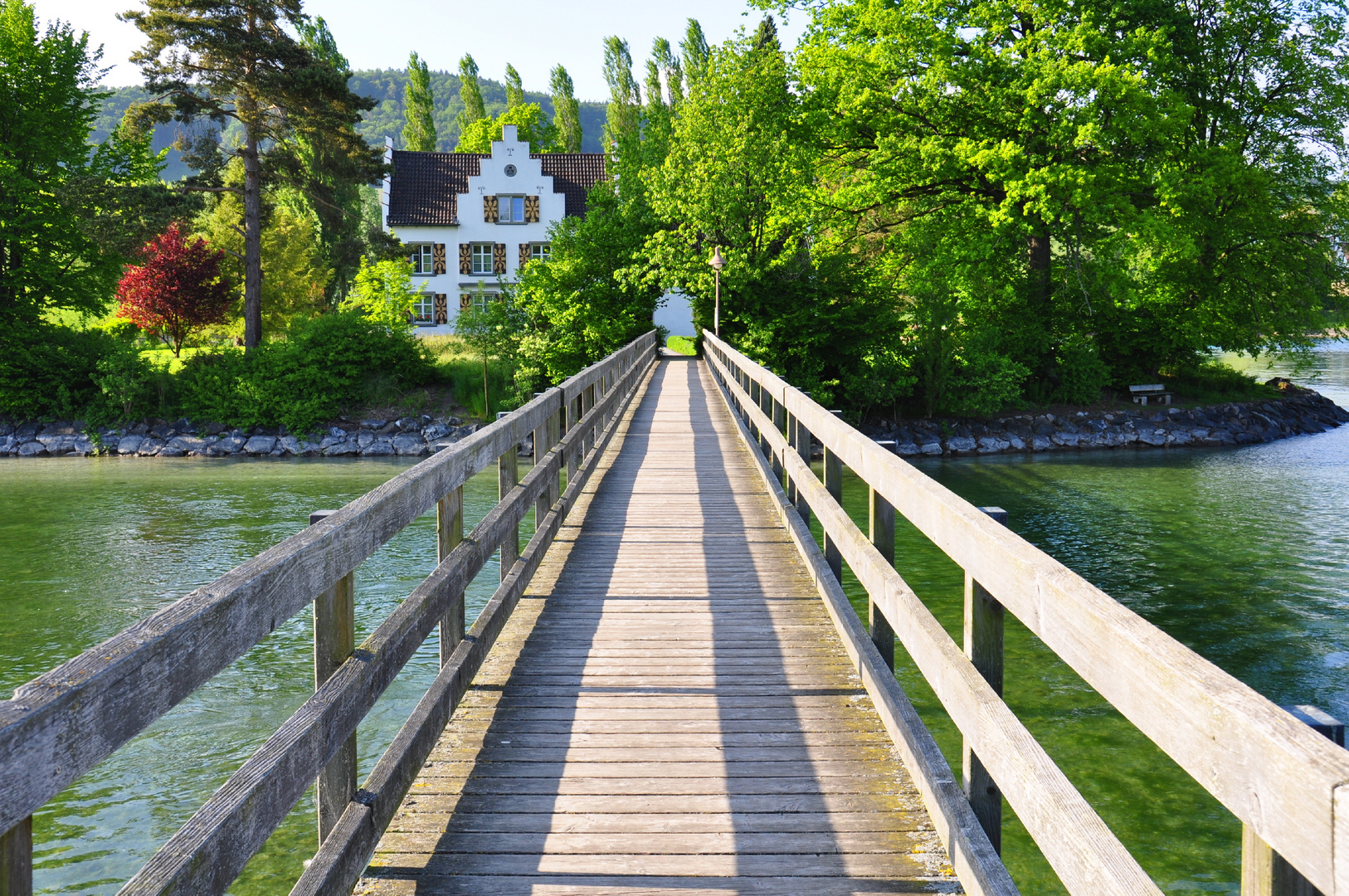 Der Weg zum Ort der Besinnung