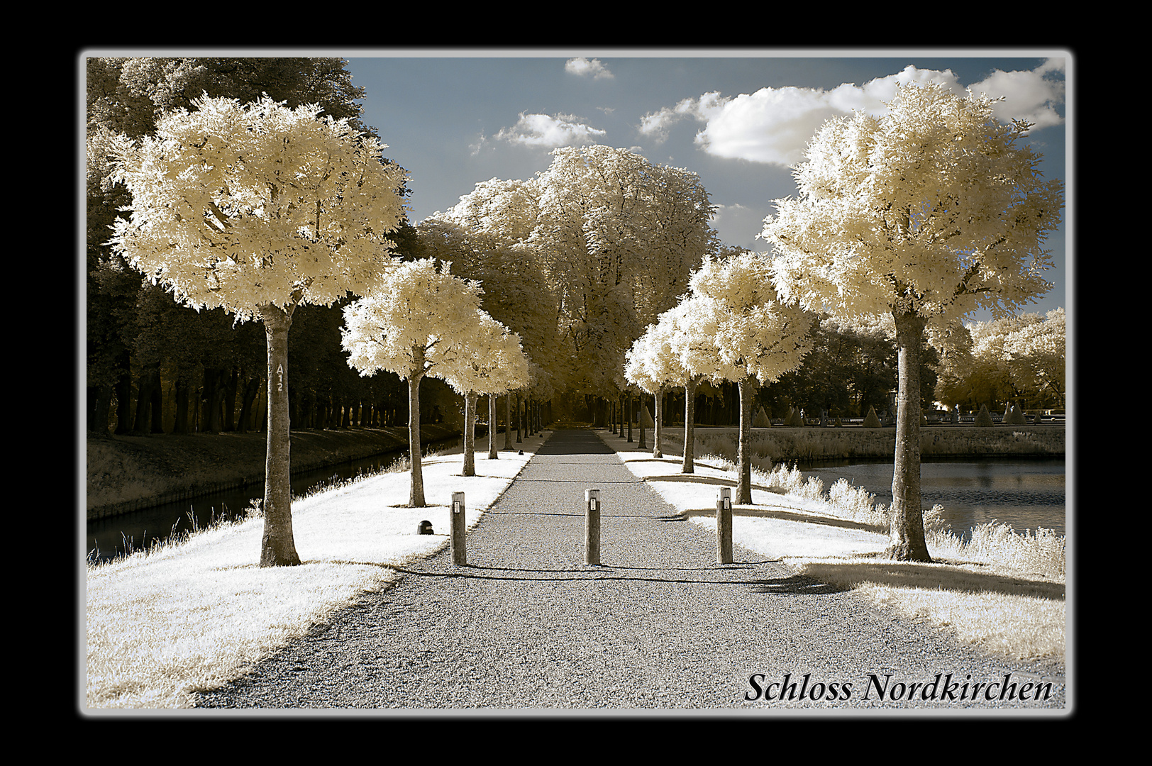 ... der Weg zum Schloss ...