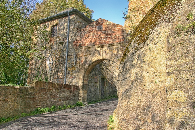 Der Weg zum Schloß Waldeck