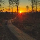 Der Weg zum Sonnenuntergang