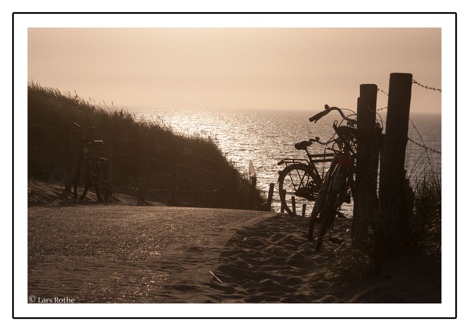 Der Weg zum Sonnenuntergang