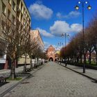 der Weg zum Steintor, Swidwin, Westpommern, früher: Schivelbein ...