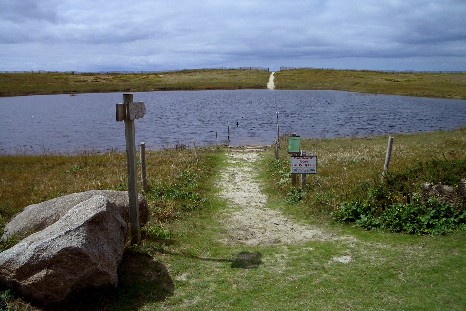 Der Weg zum Strand