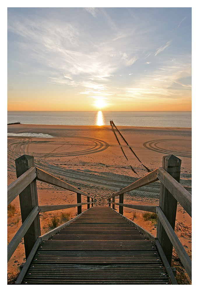 Der Weg zum Strand