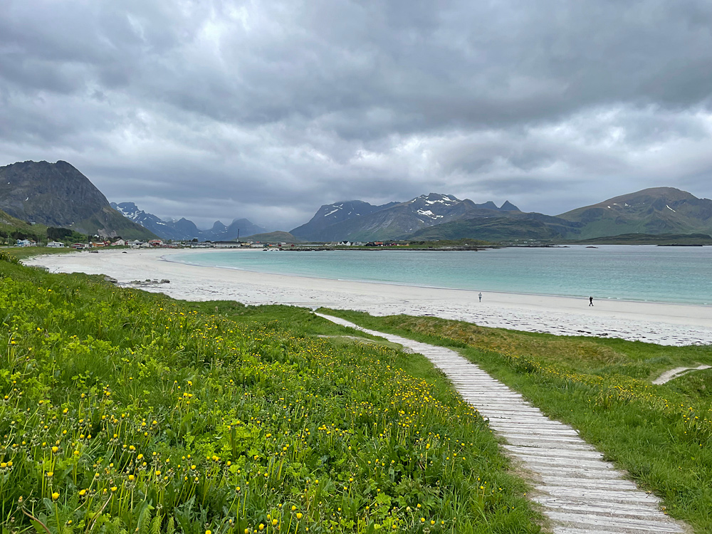 Der Weg zum Strand