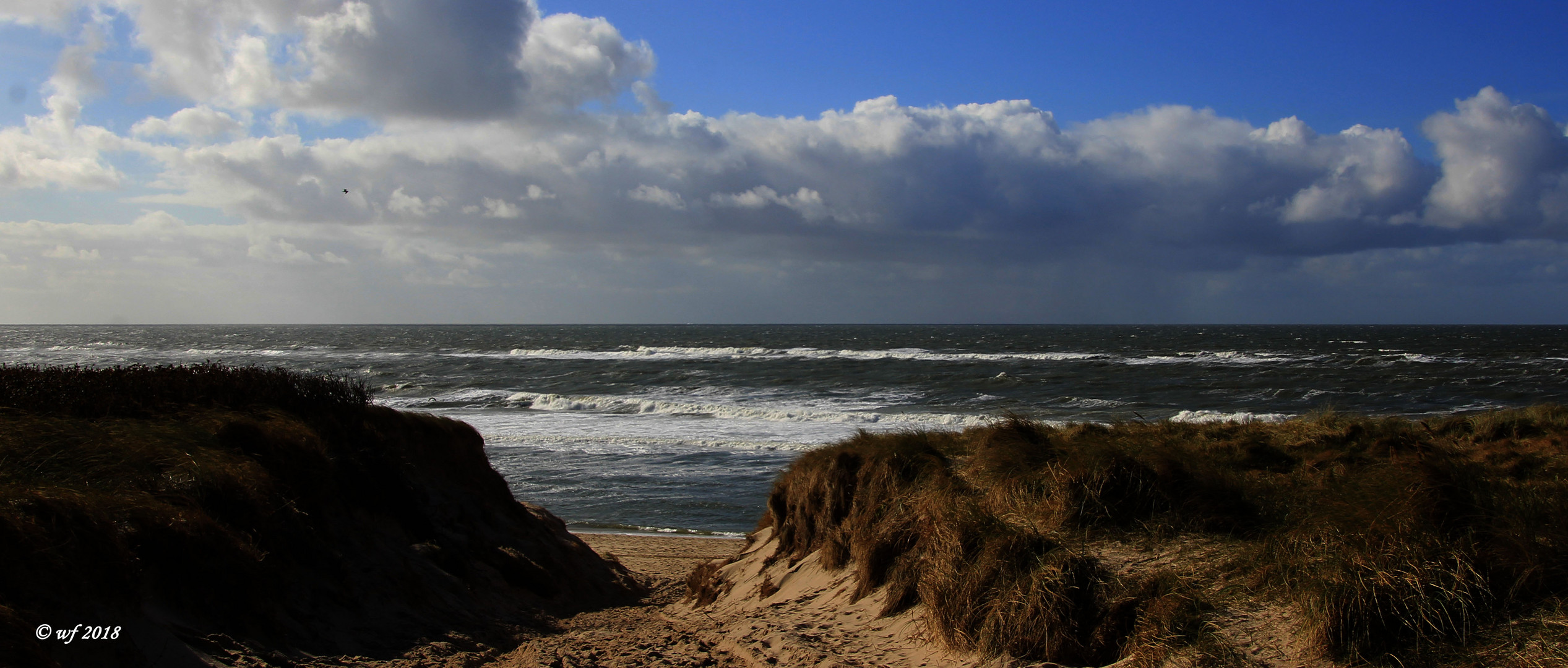 Der Weg zum Strand