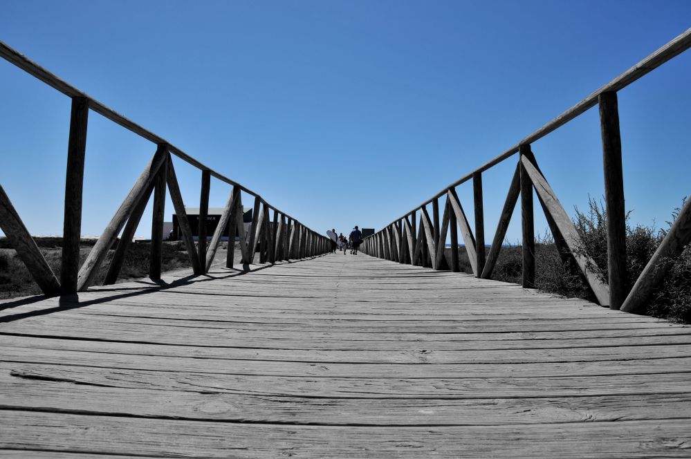 Der Weg zum Strand