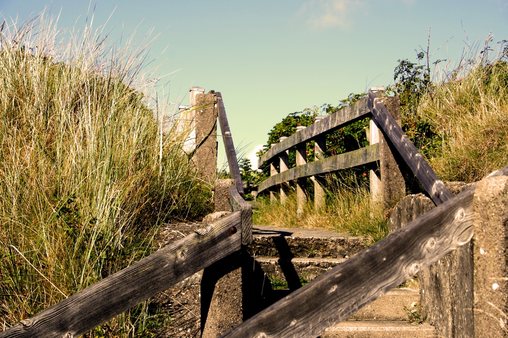 Der Weg zum Strand