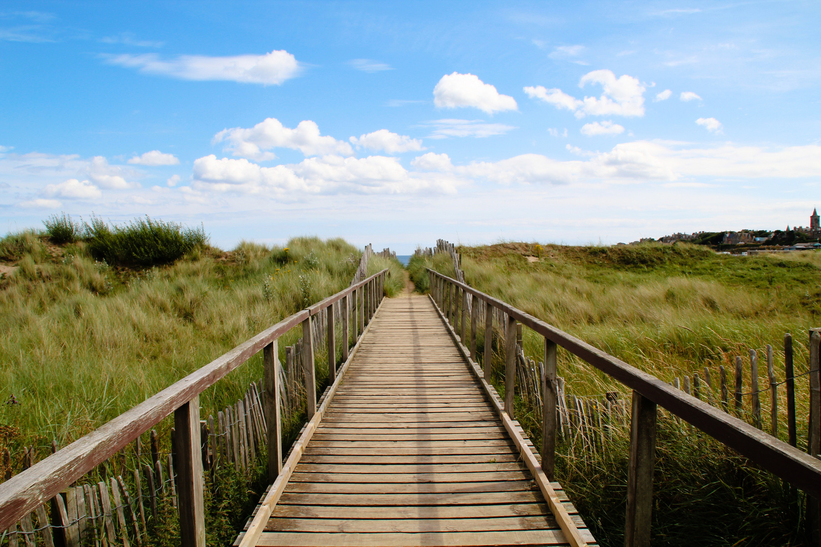 Der Weg zum Strand