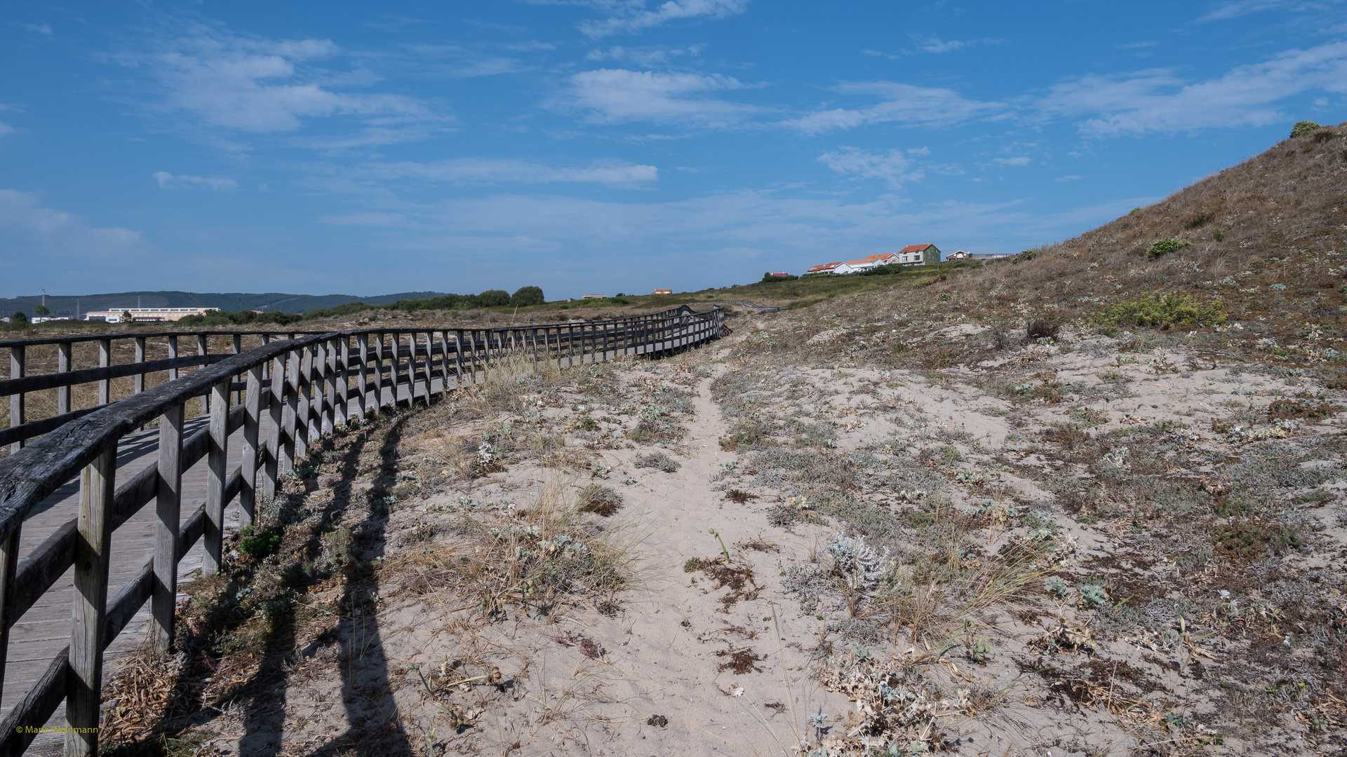 der Weg zum Strand