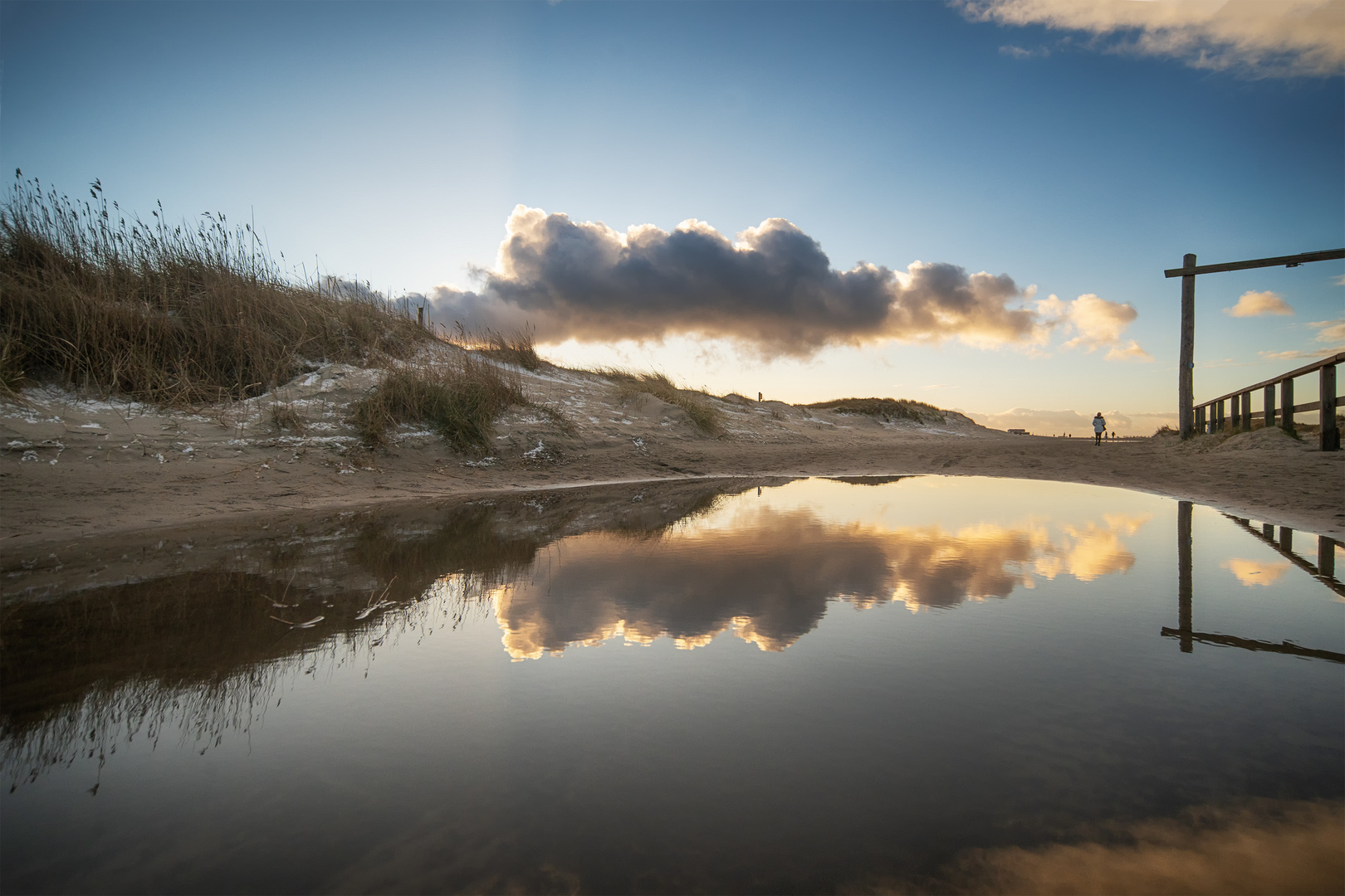 Der Weg zum Strand