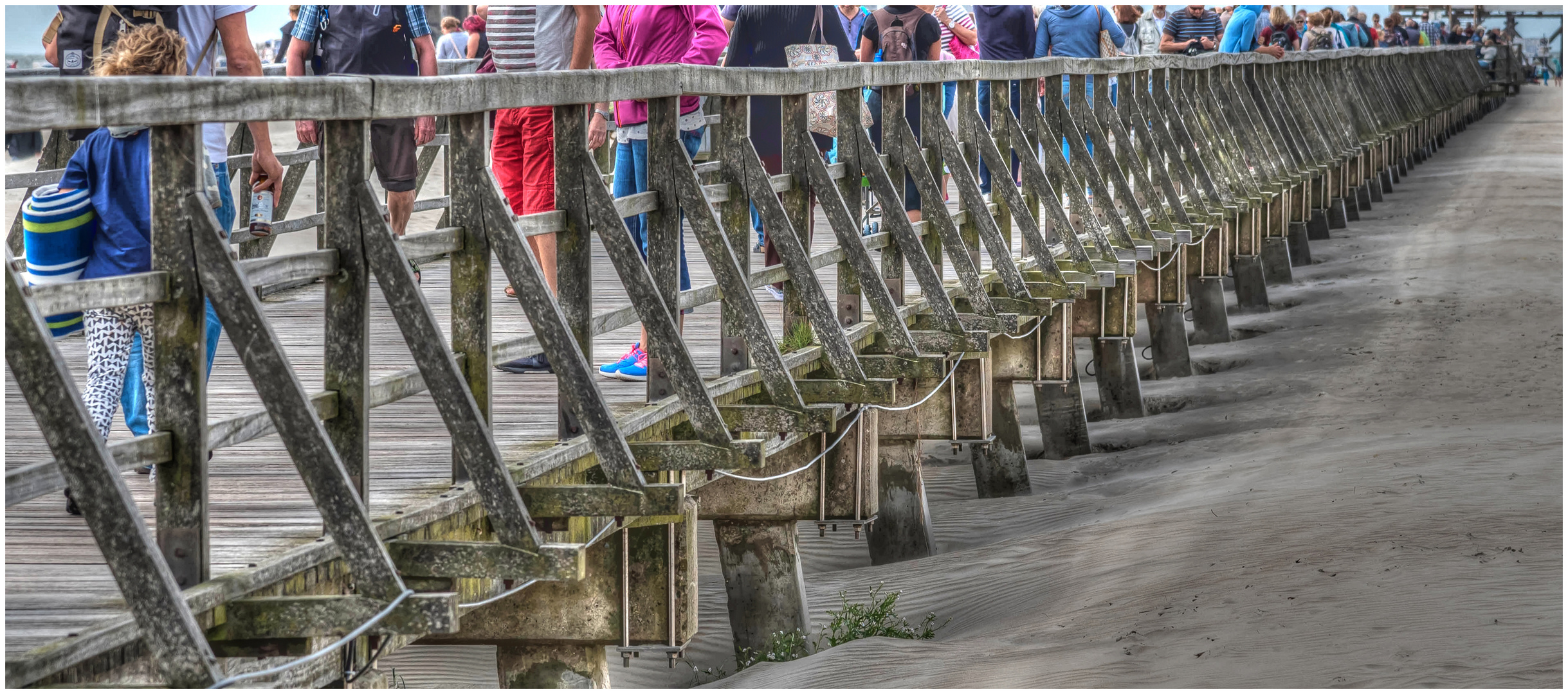 Der Weg zum Strand