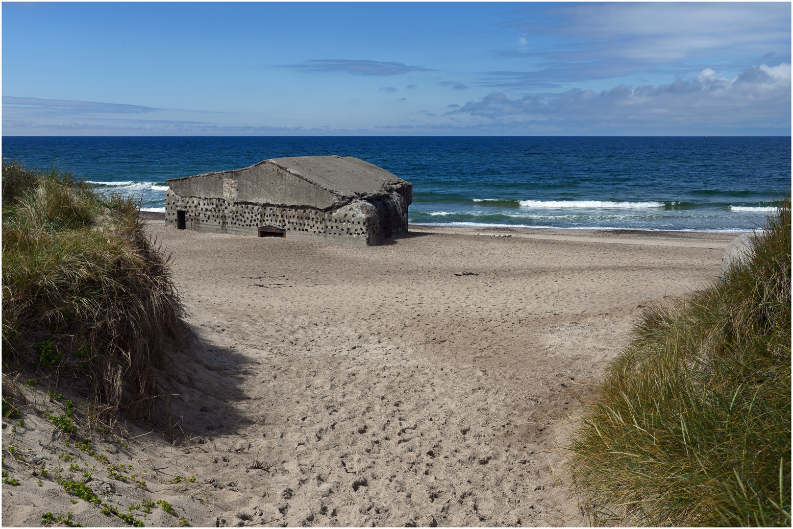 Der Weg zum Strand