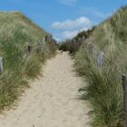 der Weg zum Strand