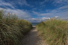 der Weg zum Strand