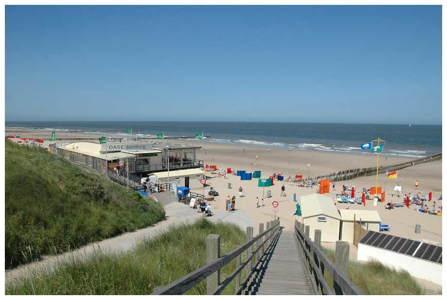 Der Weg zum Strand von Domburg