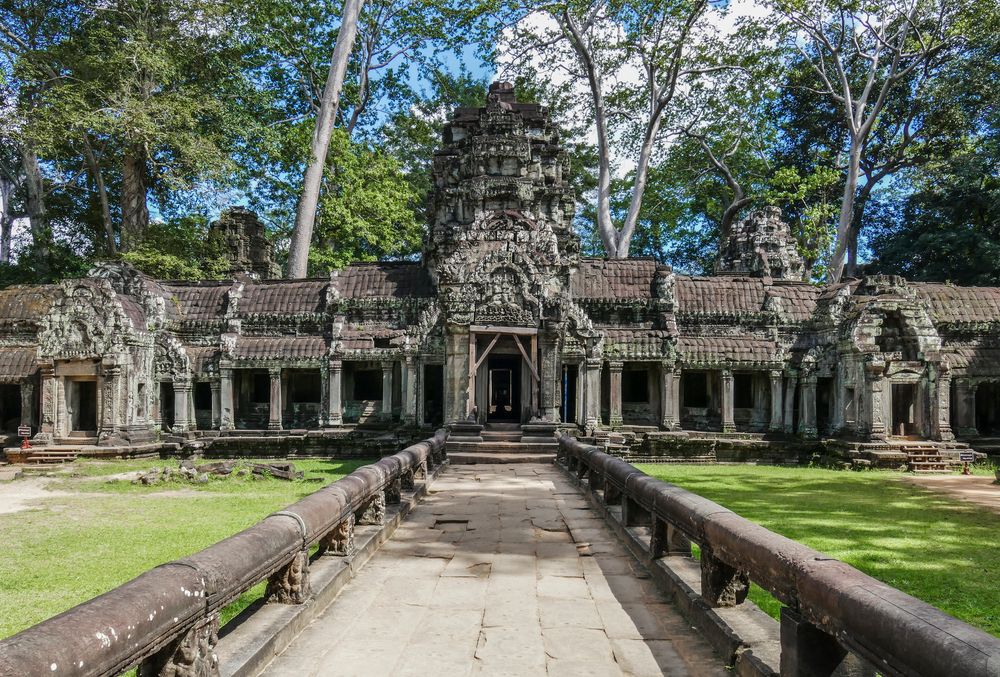 ...der Weg zum Ta Prohm...