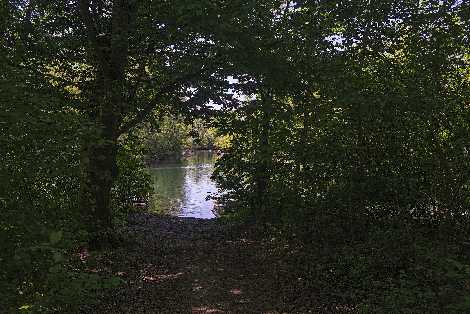 der Weg zum Wasser