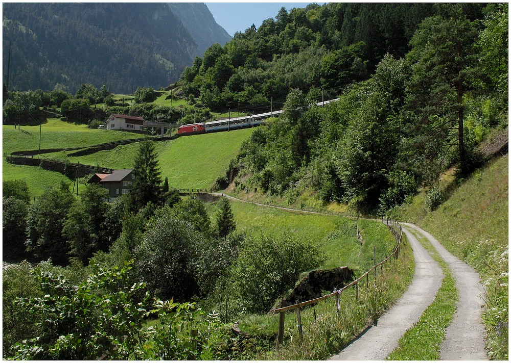 Der Weg zur Bahn