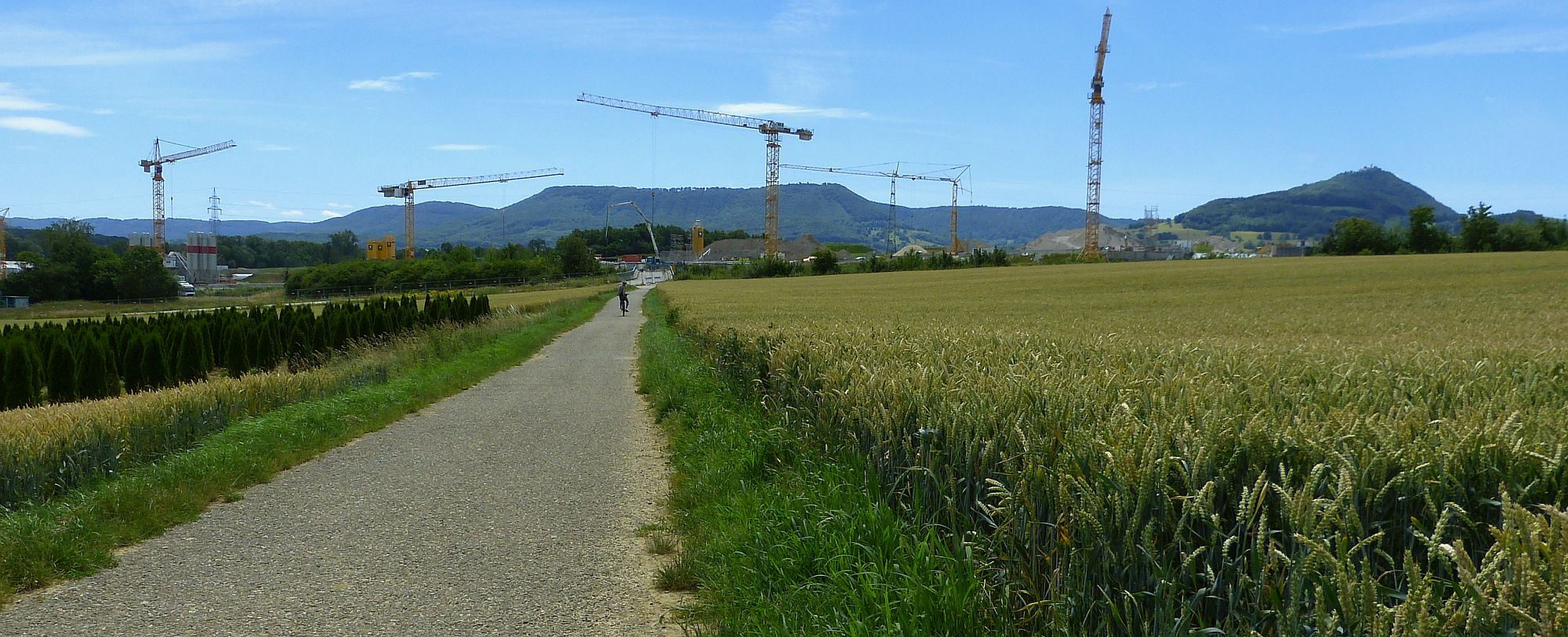 Der Weg zur Baustelle