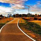 der Weg zur blauen Brücke ...