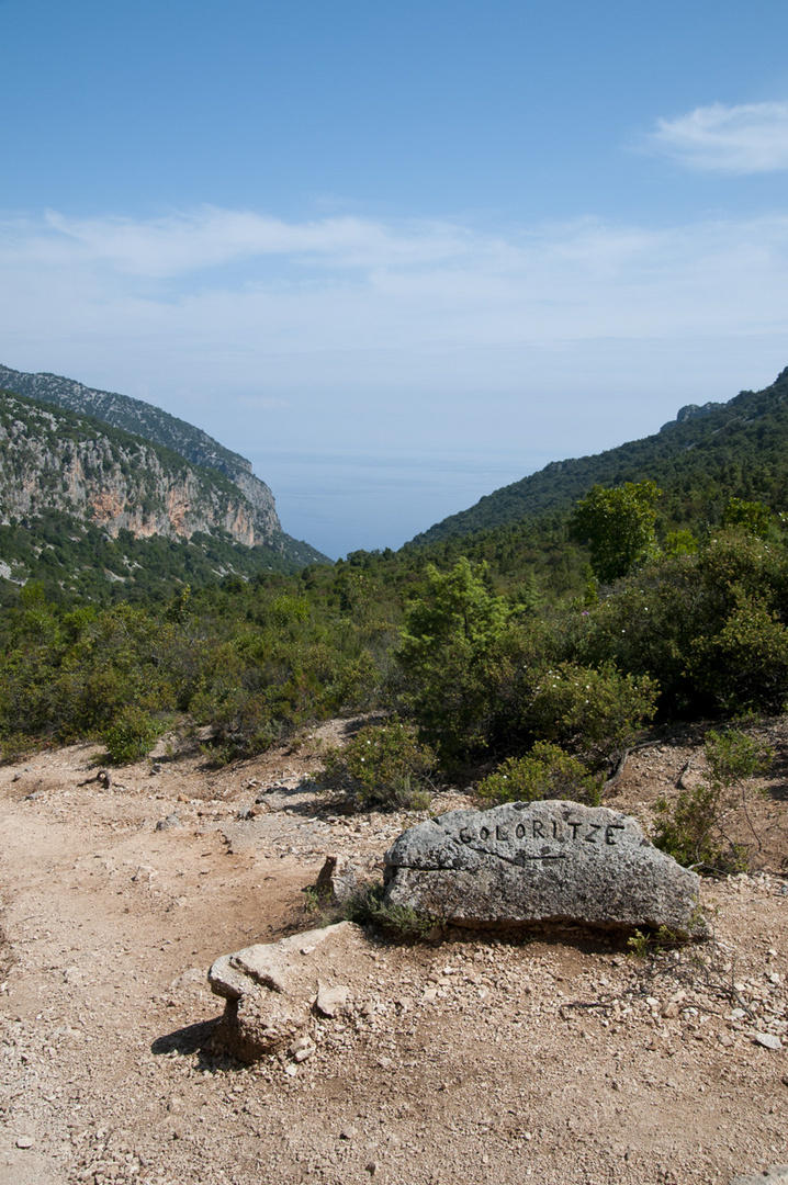 Der Weg zur Cala Goloritze