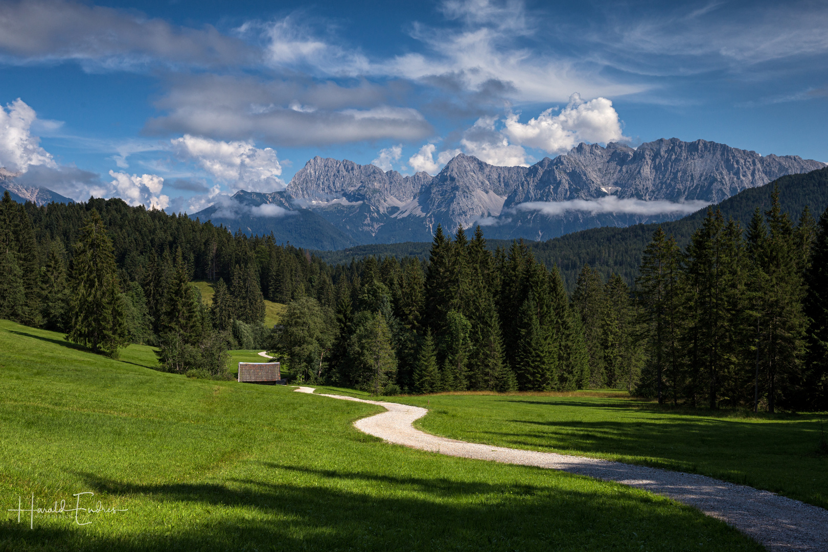 Der Weg zur Elmau Alm