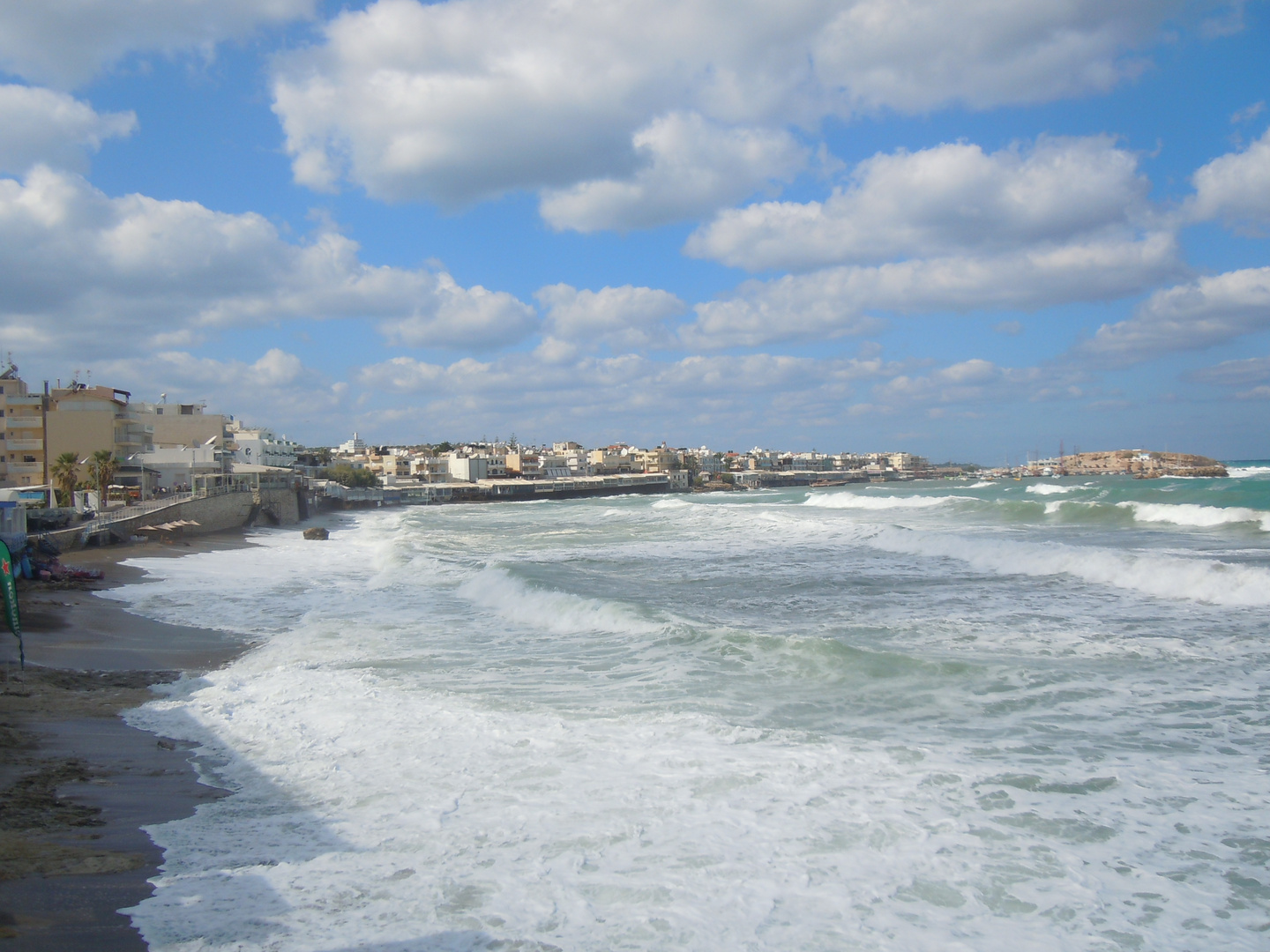 Der weggespülte Strand von Herronissos