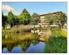 Der Weiher am Gradierwerk