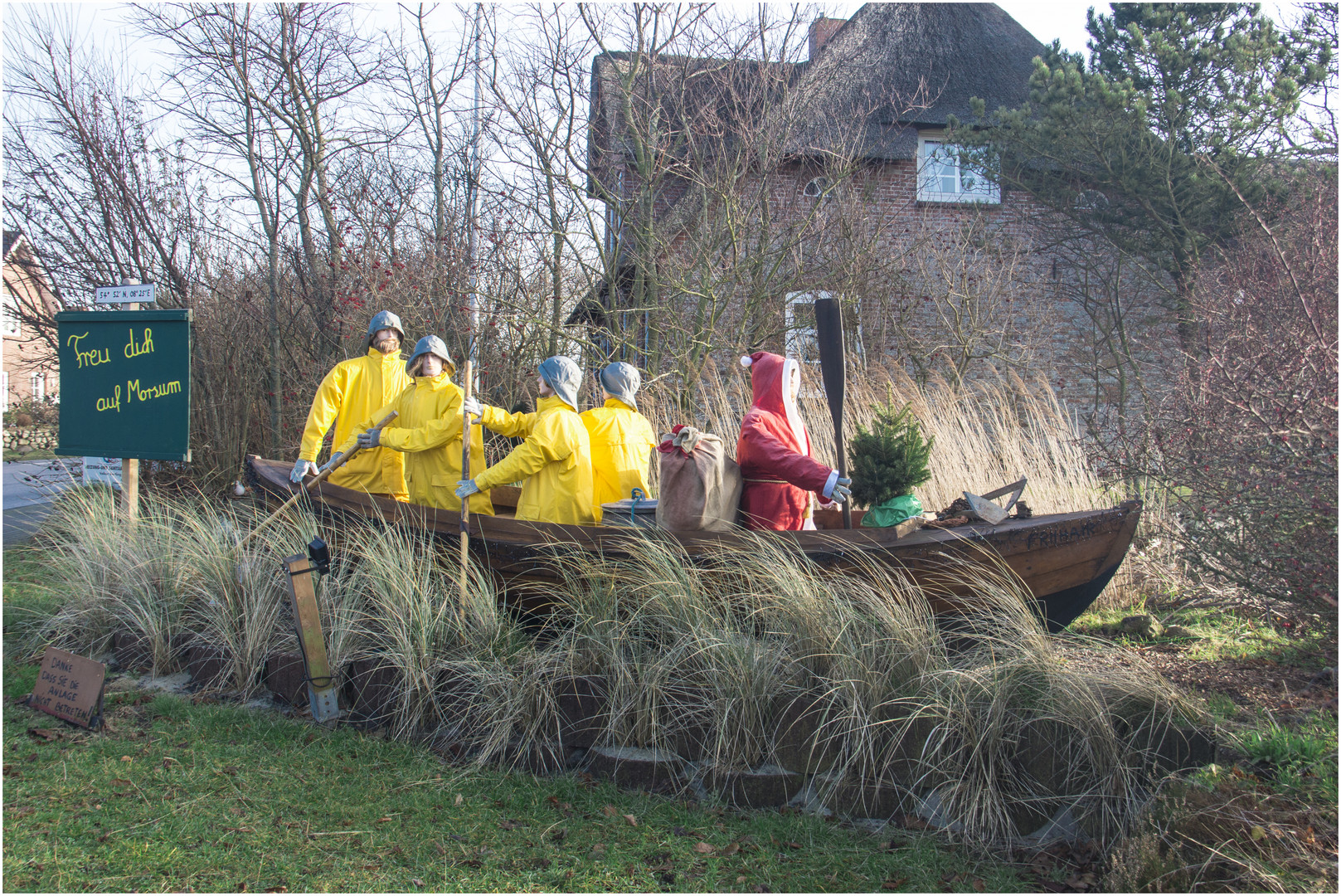 Der Weihnachsmann in Morsum (Sylt) 22.12.2016