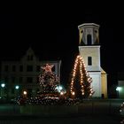 Der Weihnachtsbrunnen 2014 bei Nacht