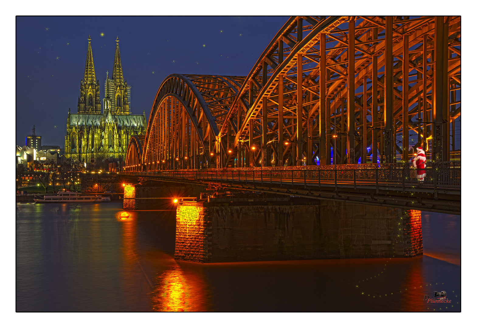 Der Weihnachtsmann in Köln