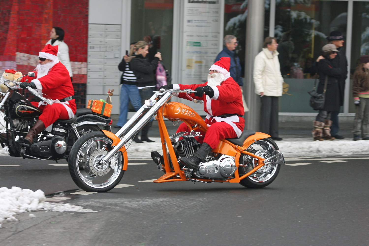 Der Weihnachtsmann ist unterwegs