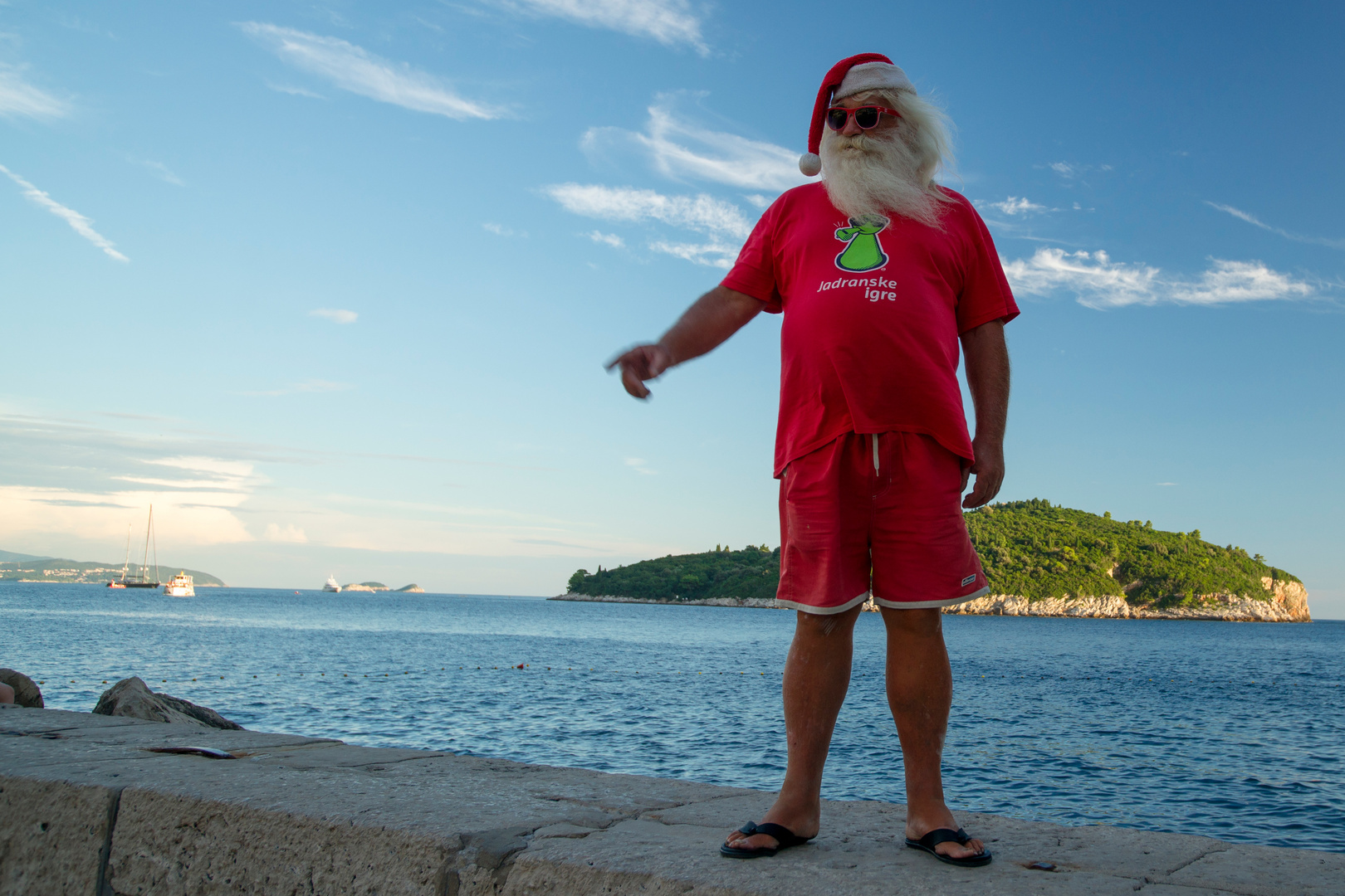 Der Weihnachtsmann macht Sommerurlaub